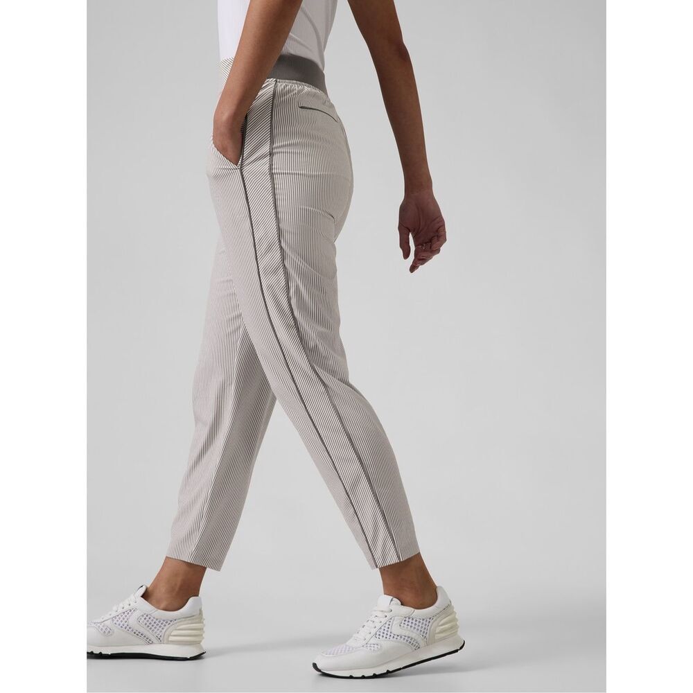 Athleta Brooklyn Striped Ankle Pants